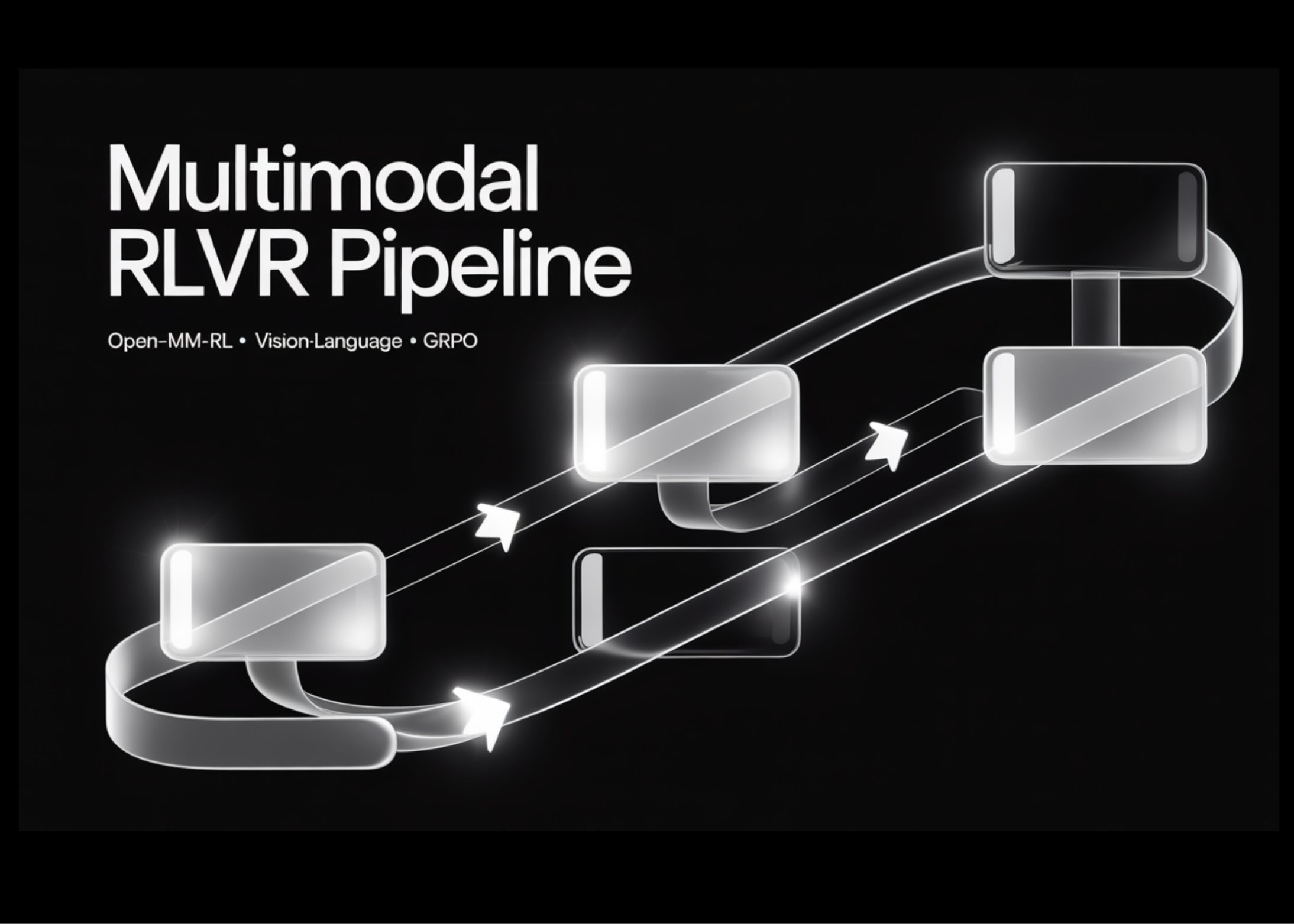 Concevoir un pipeline RLVR multimodal complet avec Open-MM-RL, l'utilisation de prompts vision-langage, l'évaluation des récompenses et l'exportation vers GRPO