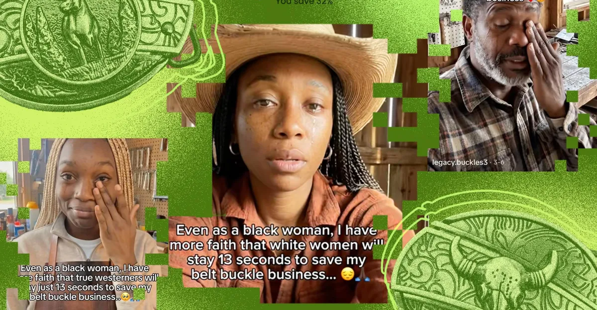 Des avatars IA en blackface numérique veulent vous vendre cette boucle de ceinture