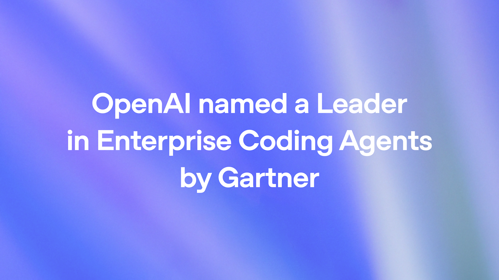 OpenAI désigné « Leader » dans le domaine des agents de codage d'entreprise par Gartner