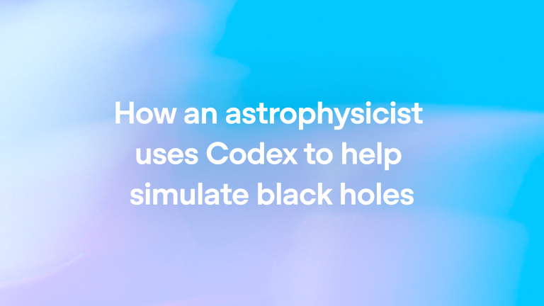 Comment un astrophysicien utilise Codex pour simuler des trous noirs