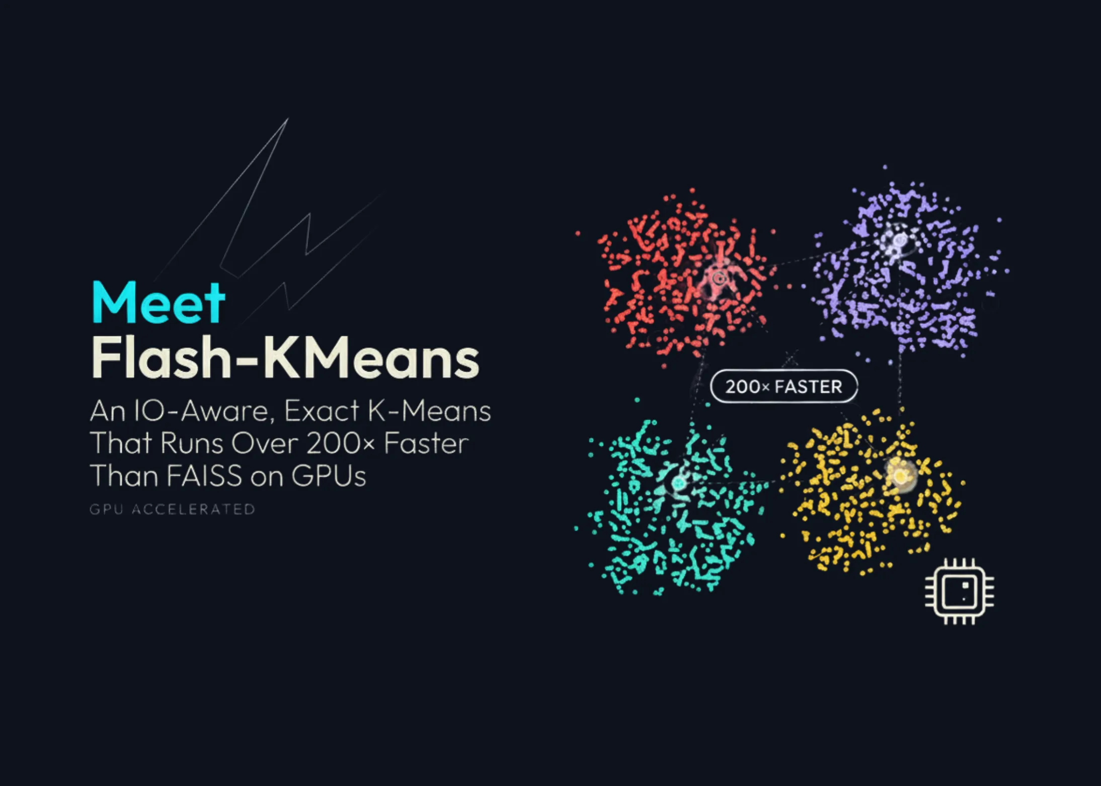 Découvrez Flash-KMeans : un algorithme K-Means précis et optimisé pour les E/S, qui s'exécute plus de 200 fois plus vite que FAISS sur les GPU