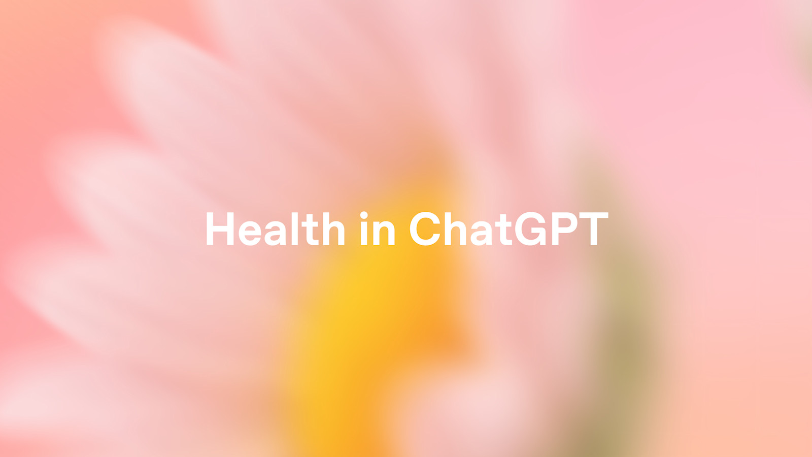 Lancement de la rubrique « Santé » dans ChatGPT