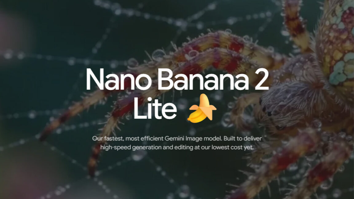 Le inédit modèle « Nano Banana 2 Lite » de Google est à ce jour le plus rapide et le moins cher de la marque.