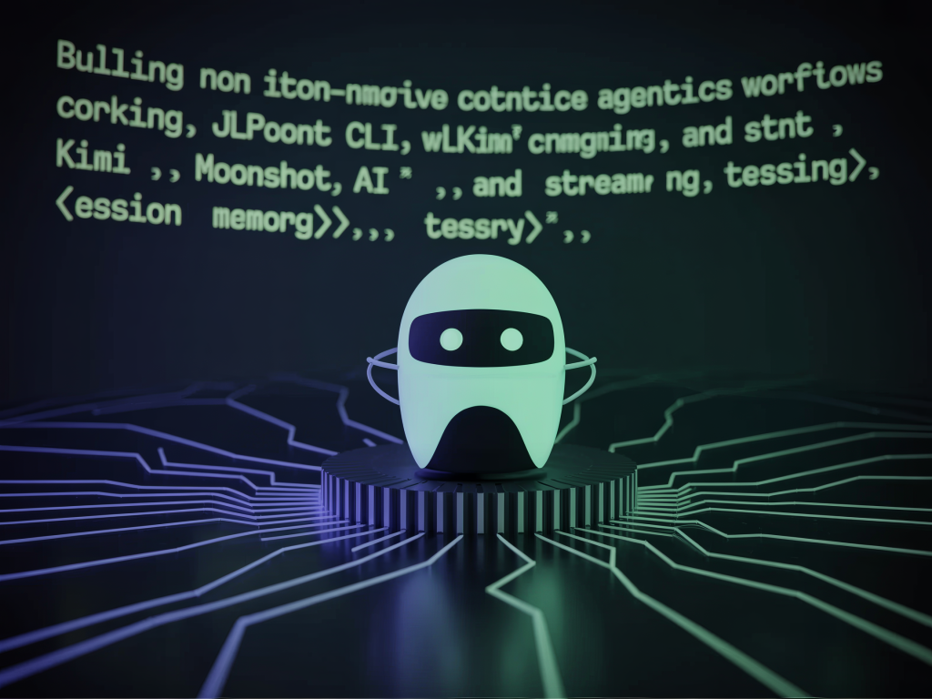 Mise en place de workflows de codage agentique non interactifs à l'aide de la CLI Kimi de Moonshot AI, du streaming JSONL, des tests et de la mémoire de session