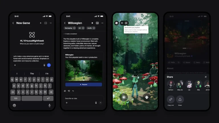 Roblox lance une fonctionnalité de création de jeux basée sur l&rsquo;IA dans son application mobile | TechCrunch