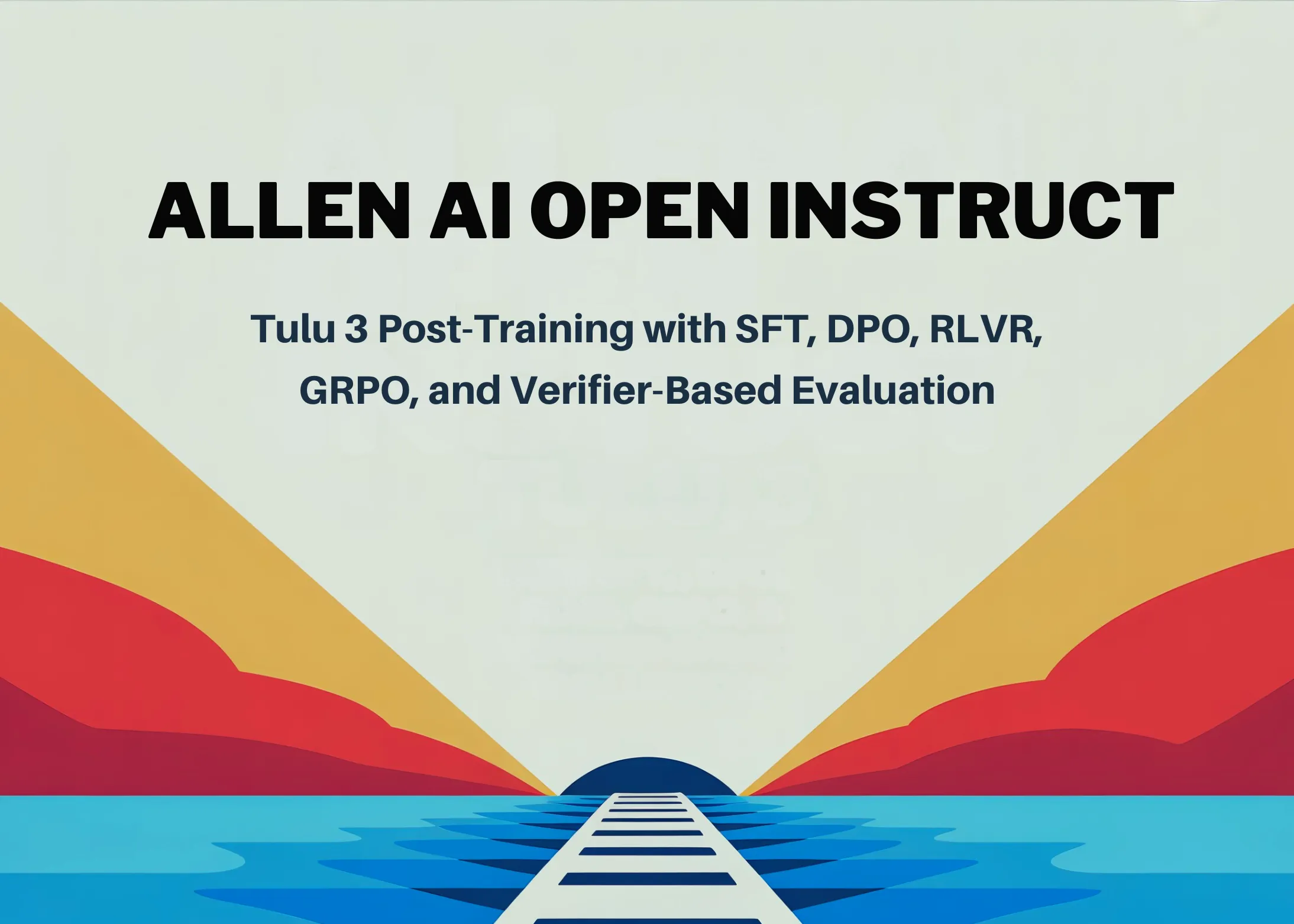 AllenAI Open Instruct Tulu 3 : évaluation post-entraînement à l'aide des méthodes SFT, DPO, RLVR, GRPO et d'un vérificateur