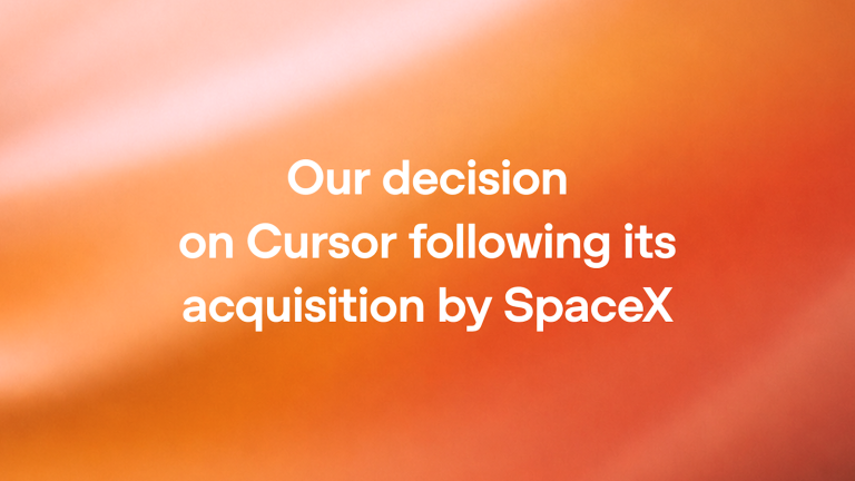 Notre position concernant Cursor suite à son acquisition par SpaceX