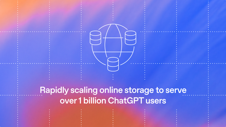 Développer rapidement la capacité de stockage en ligne pour répondre aux besoins de plus d&rsquo;un milliard d&rsquo;utilisateurs de ChatGPT