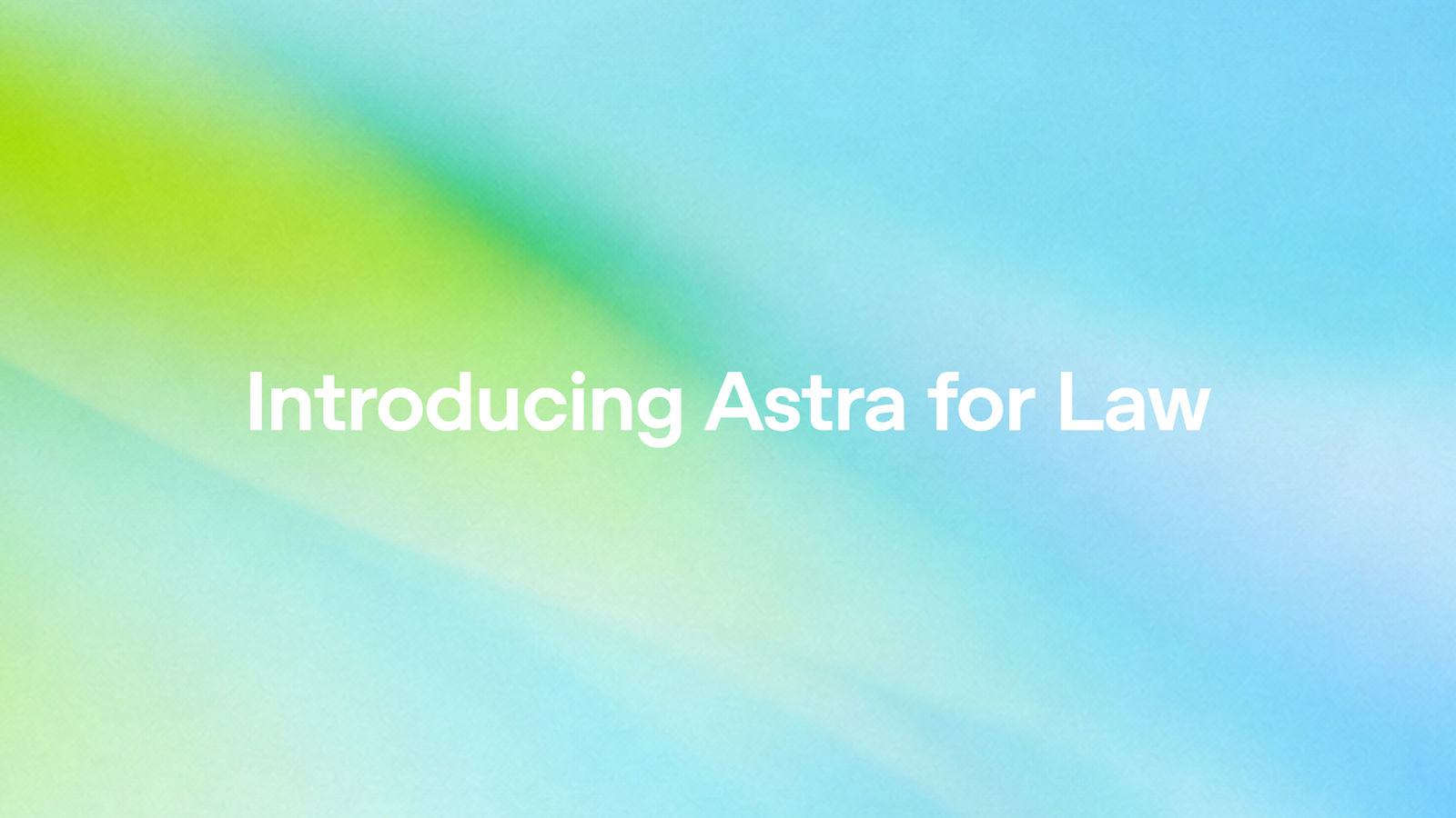 Présentation d'Astra for Law