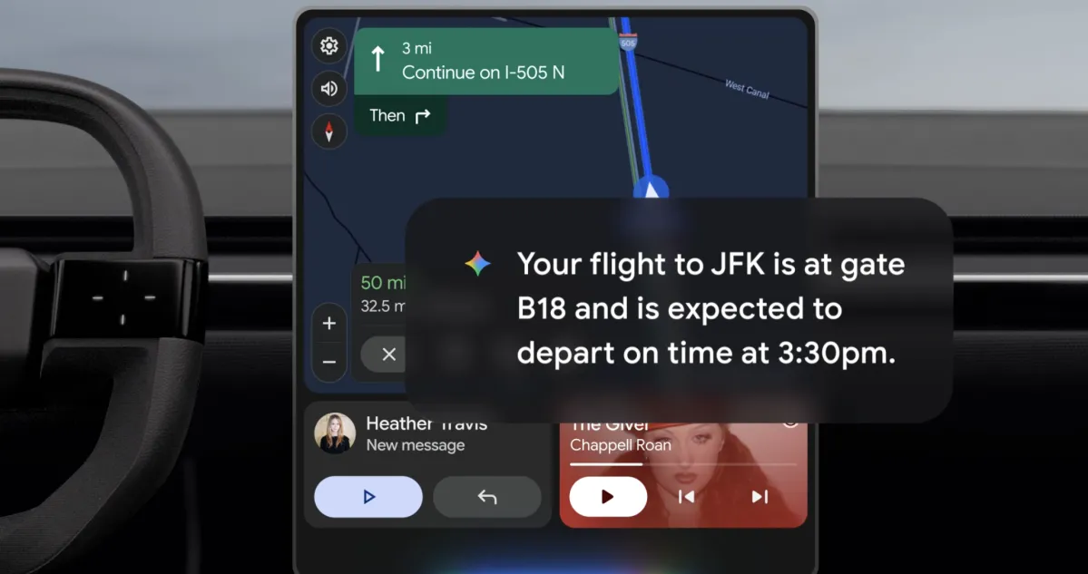 Gemini, l'IA de Google offrant une expérience plus personnalisée, fait son entrée dans votre voiture